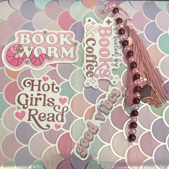 Book lover hand crafted book mark by me - Picture 1 of 2